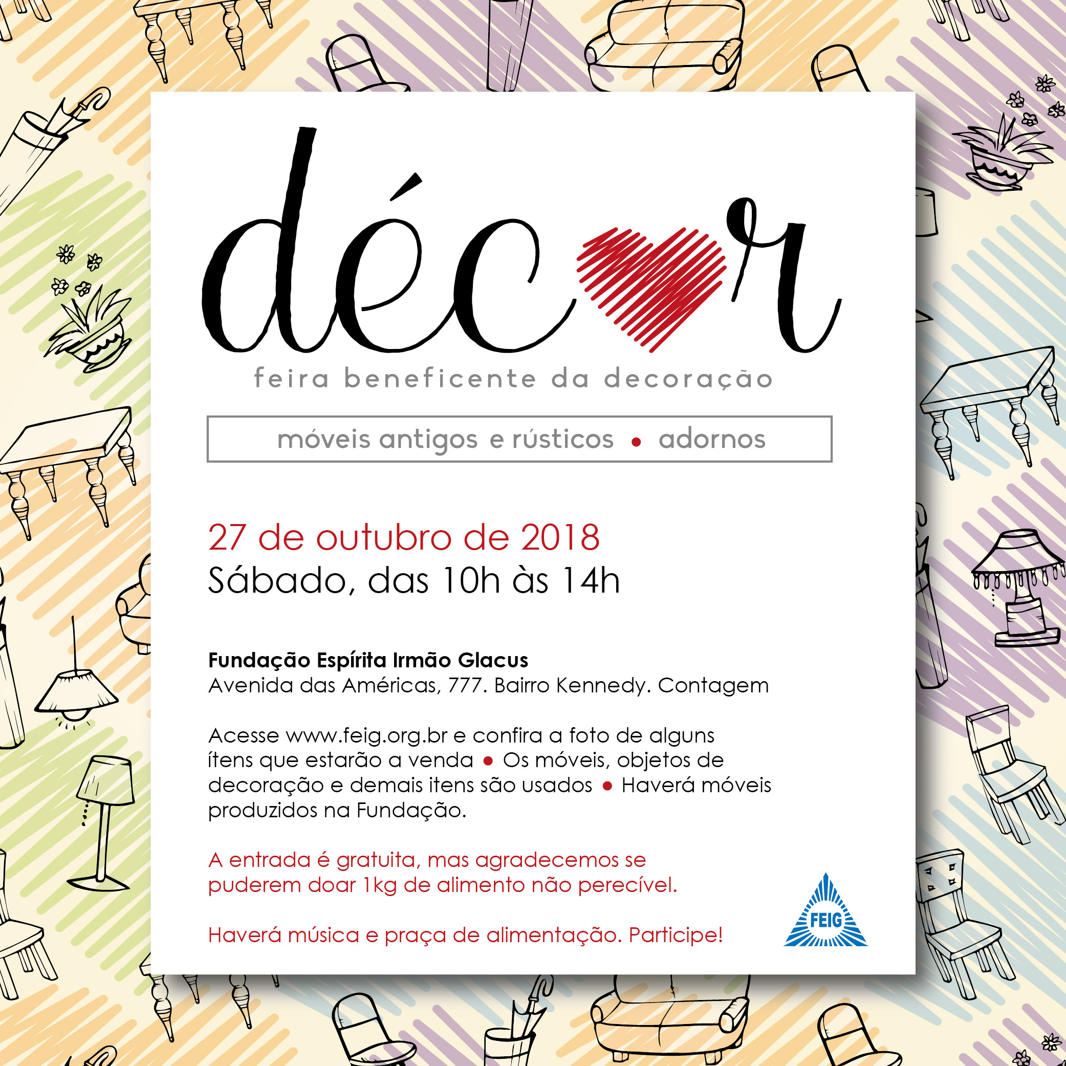 Feira Beneficente da Decoração – décor