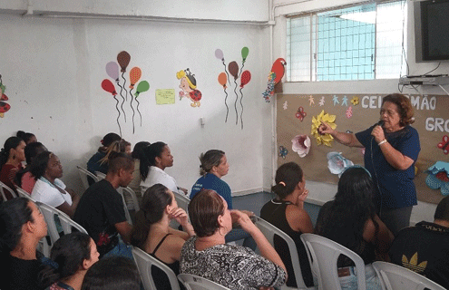 Roda de conversa com os pais
