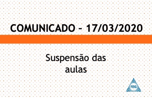 Comunicado de Suspensão das Aulas no CEI