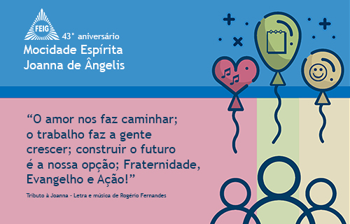 Live de 43 anos da Mocidade Espírita Joanna de Ângelis convida a refletir sobre as verdadeiras riquezas