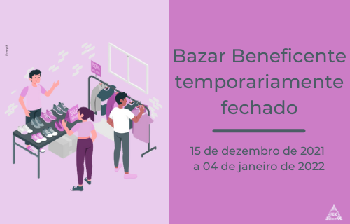 Funcionamento – Bazar Beneficente