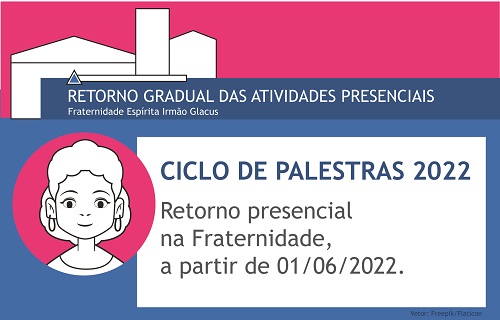 Retorno presencial dos Ciclos de Palestras e Estudo do Evangelho com Emmanuel