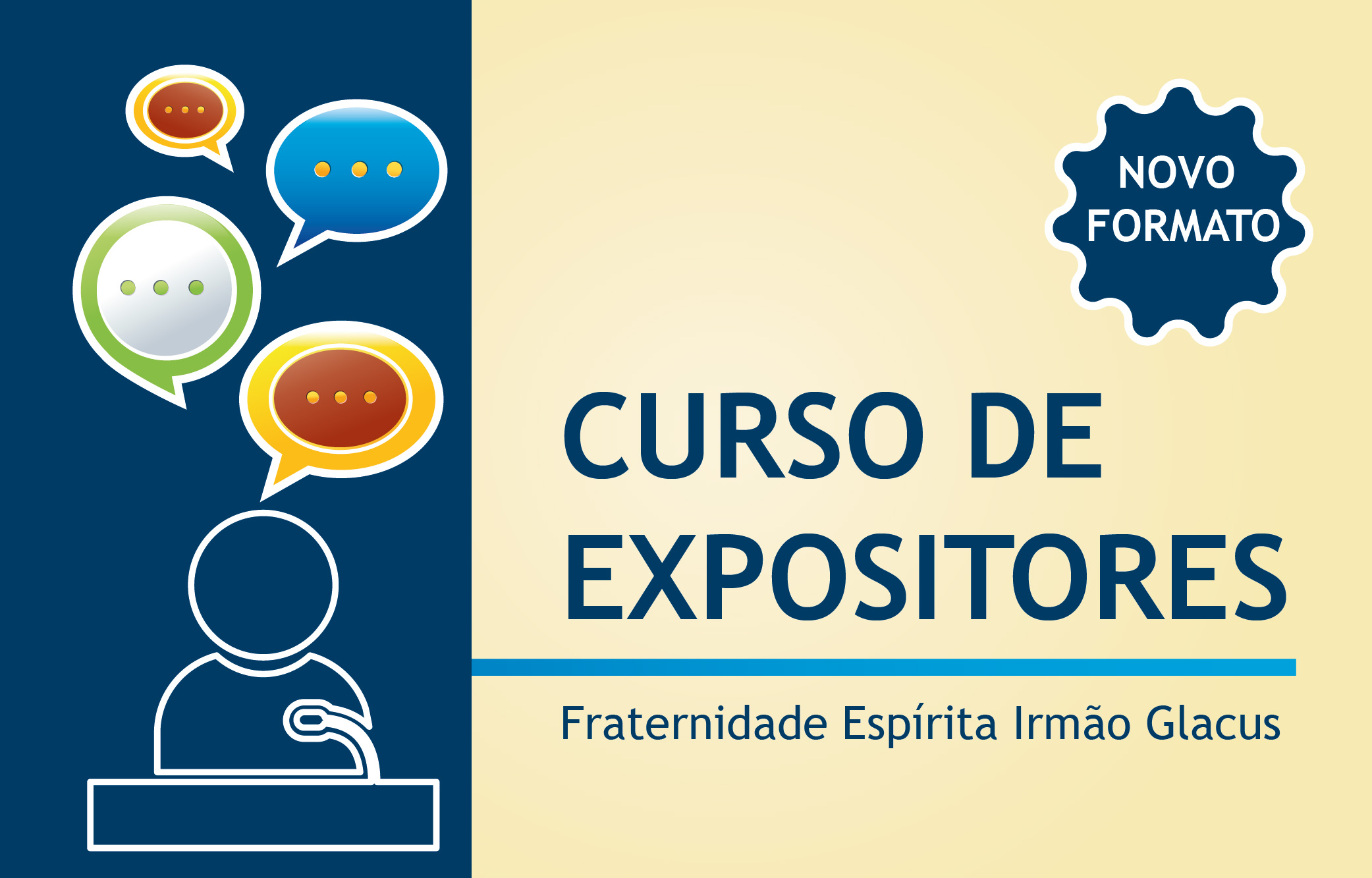 CURSO DE EXPOSITORES ESPÍRITAS TEM INÍCIO EM AGOSTO